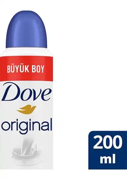 Dove Kadın Sprey Deodorant Original 200 ml: Günlük Koruma ve Ferahlık Sağlayan Kişisel Bakım Ürünü