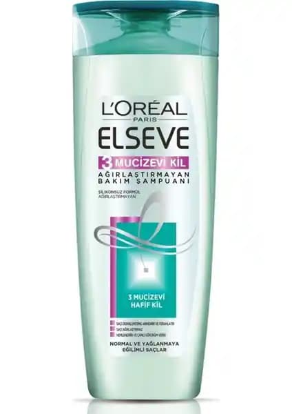 Elseve Mucizevi Kil 3 Şampuan: Doğal ve Etkili Saç Bakım Çözümü