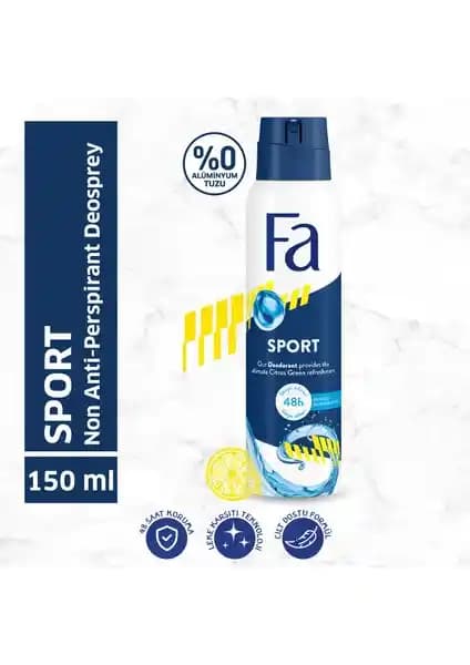 Fa Men Sport 150 ml Turunçgil Aromalı Erkek Deosprey İncelemesi ve Kullanıcı Yorumları