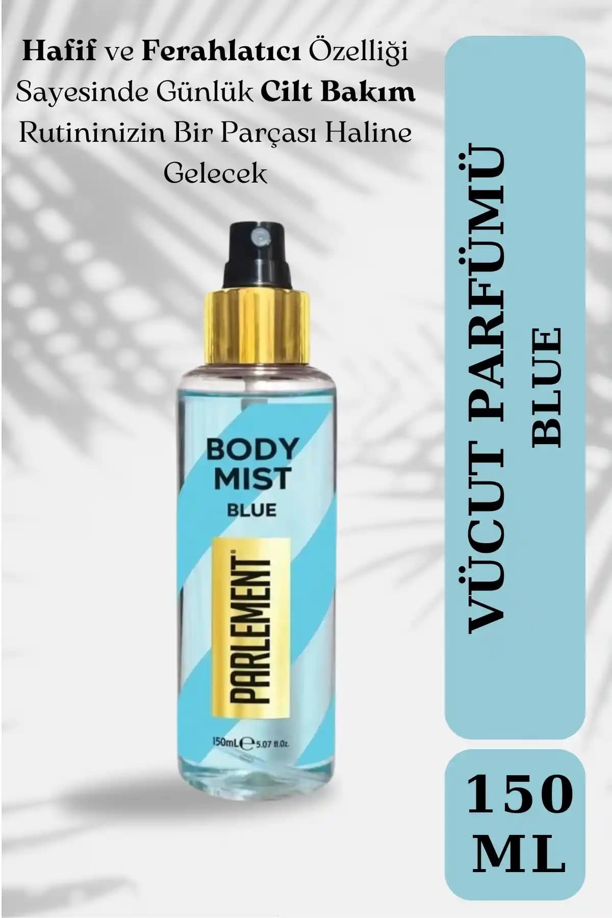 Genel Markalar Parlment Body Mist Light Blue Hafif ve Kalıcı Ferahlatıcı Vücut Spreyi