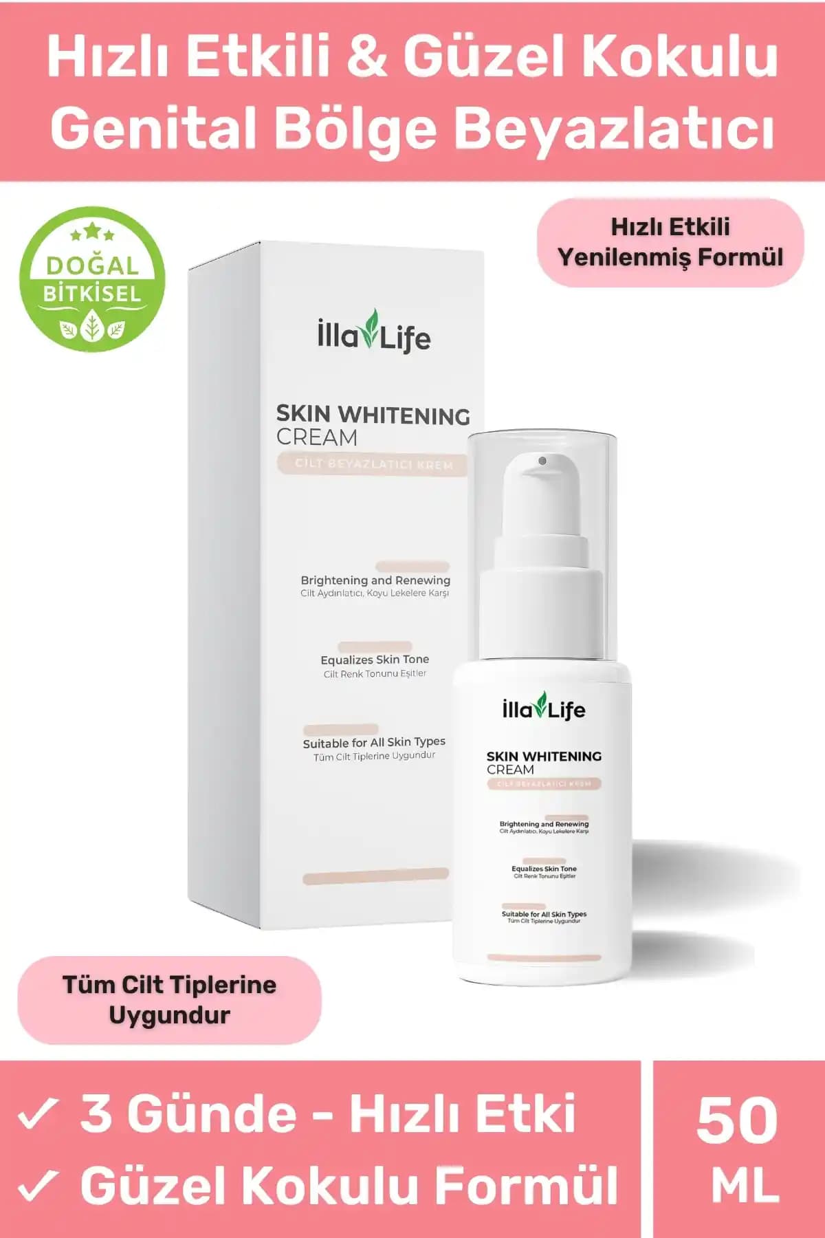 İlla Life Güzel Kokulu ve Etkili Genital Bölge Beyazlatıcı Krem İncelemesi