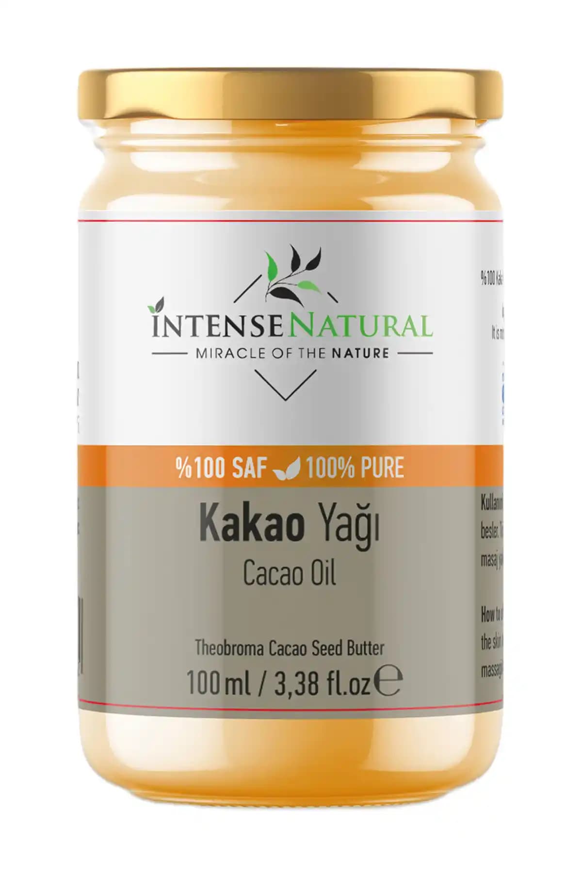 İntense Natural Kakao Çekirdeği Yağı: Doğal ve Güvenilir Cilt Bakım Ürünü