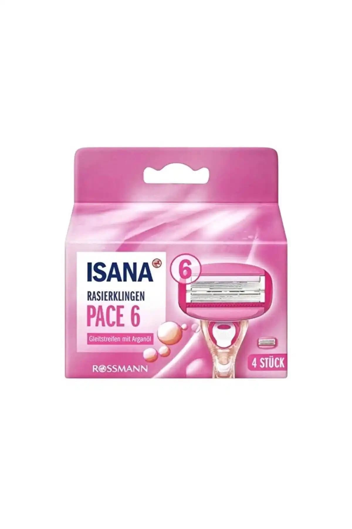 ISANA Yedek Tıraş Bıçağı 6 Bıçaklı Kadınlar İçin Yüksek Performanslı ve Pratik Kullanım