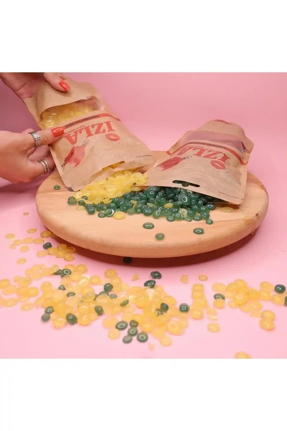 İzla Pudralı Soyulabilir Pembe Boncuk Ağda İncelemesi ve Kullanım Rehberi