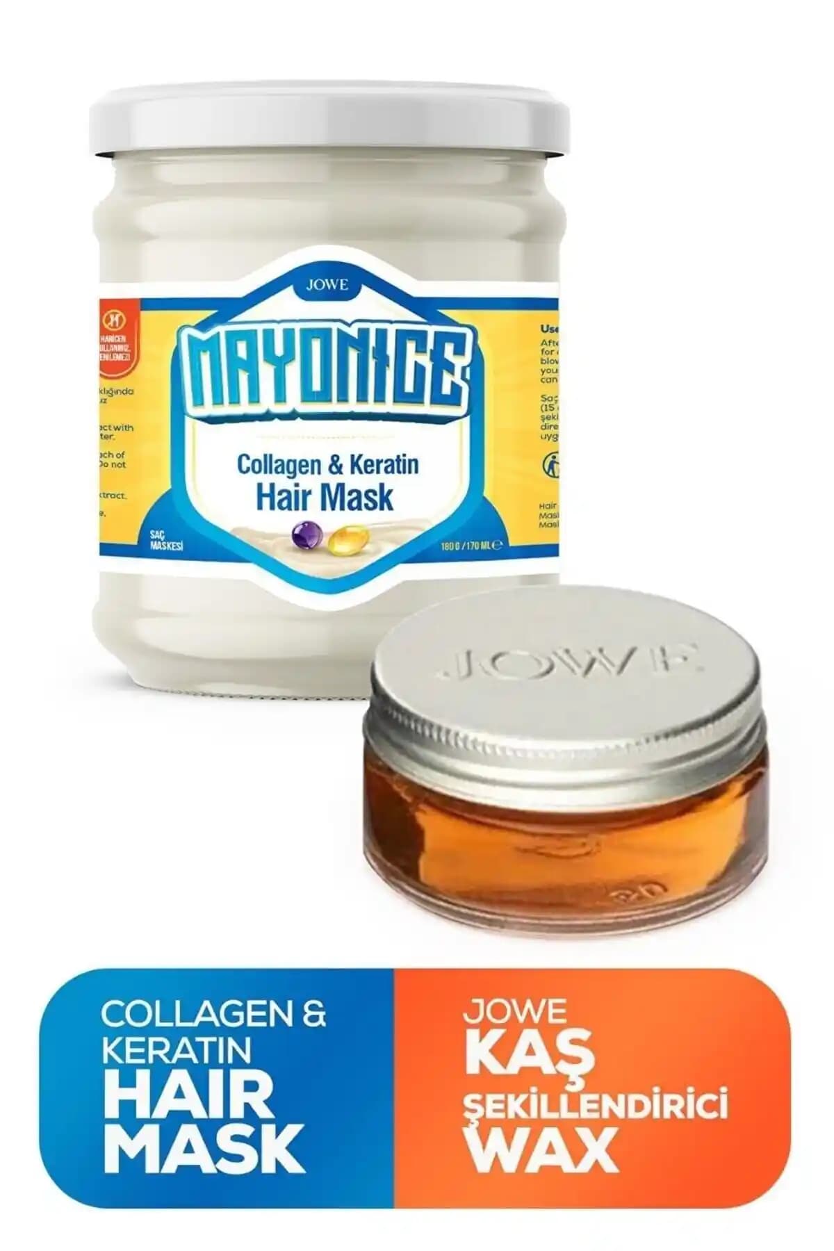 JOWE Mayonice Saç ve Kaş Waxı: Çok Yönlü Bakım ve Şekillendirme Çözümü