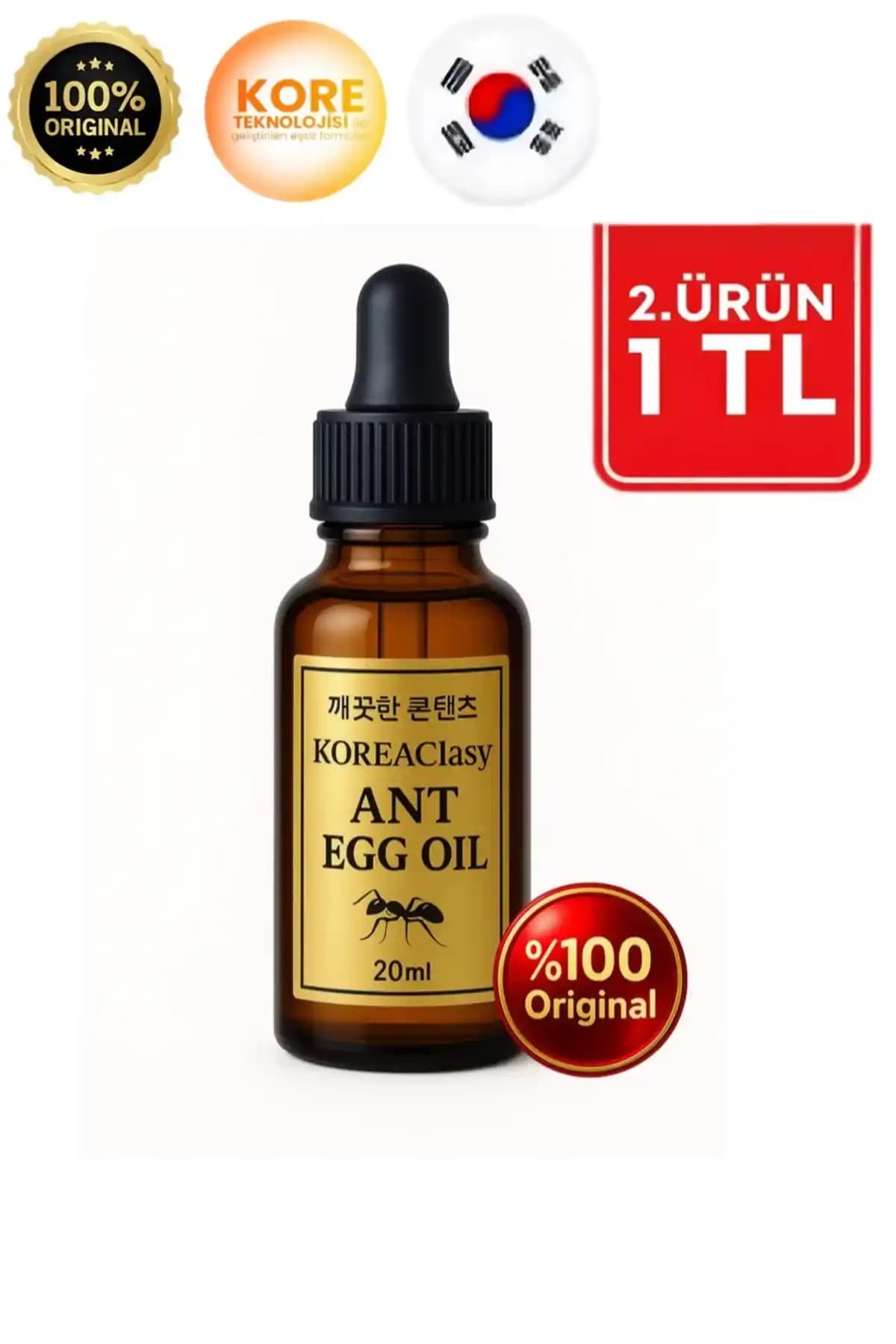 KOREAClasy Karınca Yumurtası Yağı: Doğal Tüy Azaltıcı ve Cilt Yumuşatıcı Çözüm