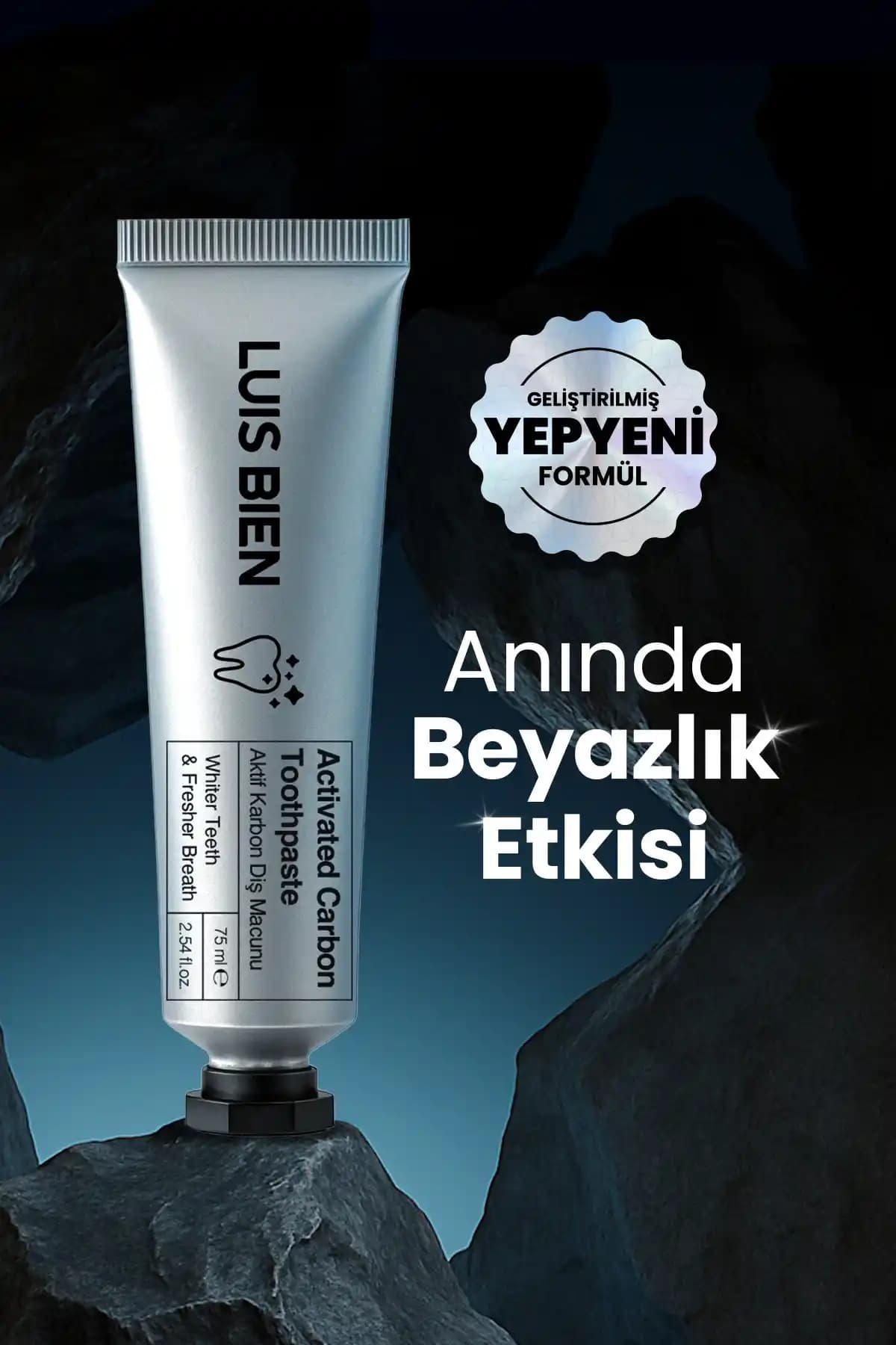 Luis Bien Organik Aktif Karbon Diş Beyazlatıcı Macun: Doğal ve Güvenilir Ağız Bakım Ürünü