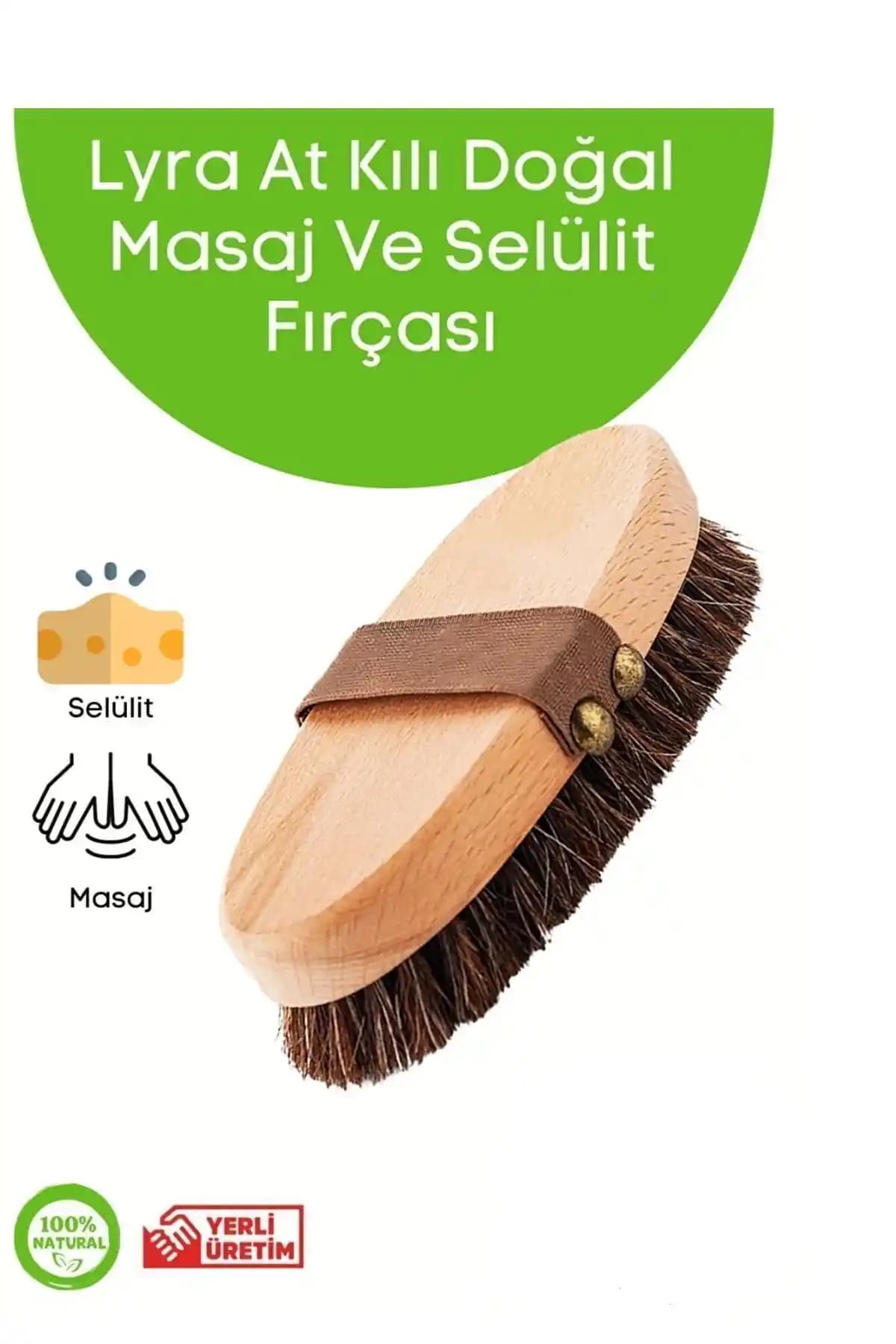 Lyra At Kılı Doğal Masaj ve Selülit Fırçası ile Cilt Bakımında Doğal ve Etkili Çözüm