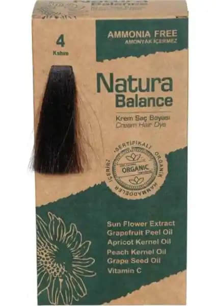 Natura Balance Krem Saç Boyası 4 Kahve: Doğal ve Kalıcı Kahverengi Saç Rengi İçin İnceleme