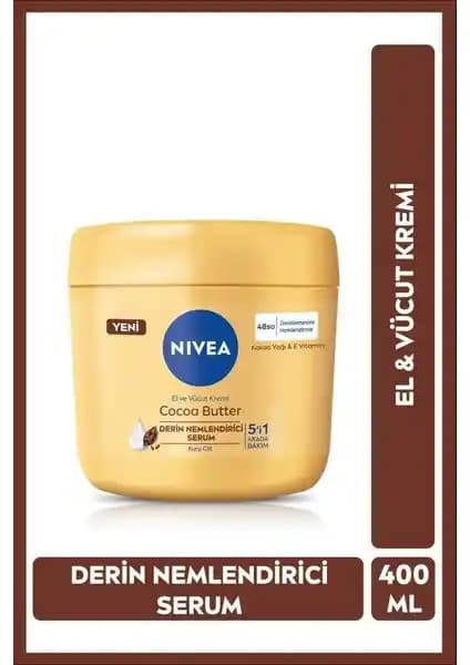Nivea Cocoa Butter El ve Vücut Bakım Kremi: Nemlendirici ve Besleyici Özellikler