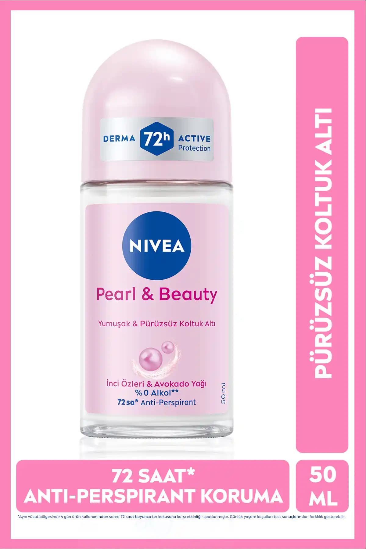 NIVEA Pearl&Beauty Kadın Roll-on Deodorantı Günlük Bakım ve Koruma Sağlar
