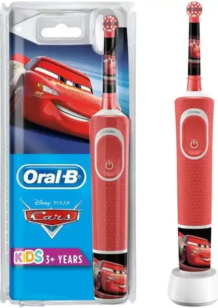 Oral-B D100 Cars Özel Seri Çocuklar İçin Şarj Edilebilir Elektrikli Diş Fırçası