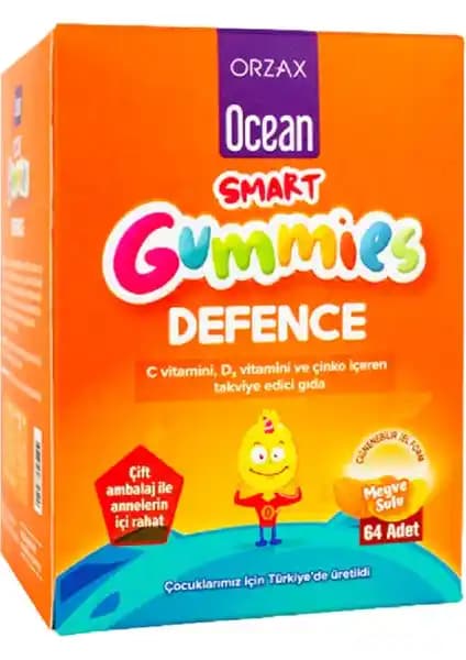 Orzax Ocean Smart Gummies Defence: Bağışıklık Destekleyici Çocuk ve Yetişkin Takviyesi