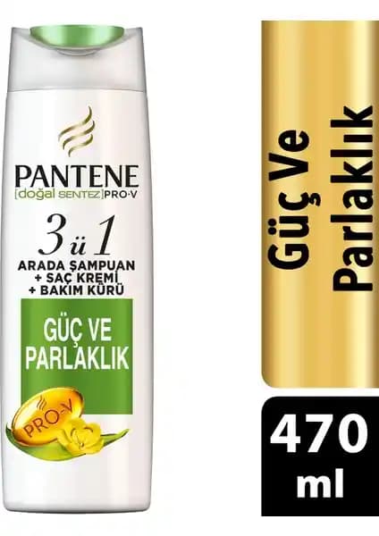 Pantene Doğal Sentez Güç ve Parlaklık 470 ml: Saçlara Doğal Güç ve Parlaklık Kazandıran Ürün
