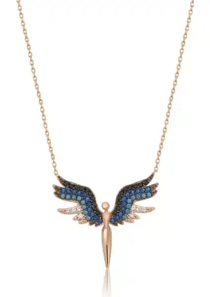 Papatya Silver Mikail Meleği Kolye 925 Ayar Gümüş Zarif ve Anlamlı Takı Seçeneği