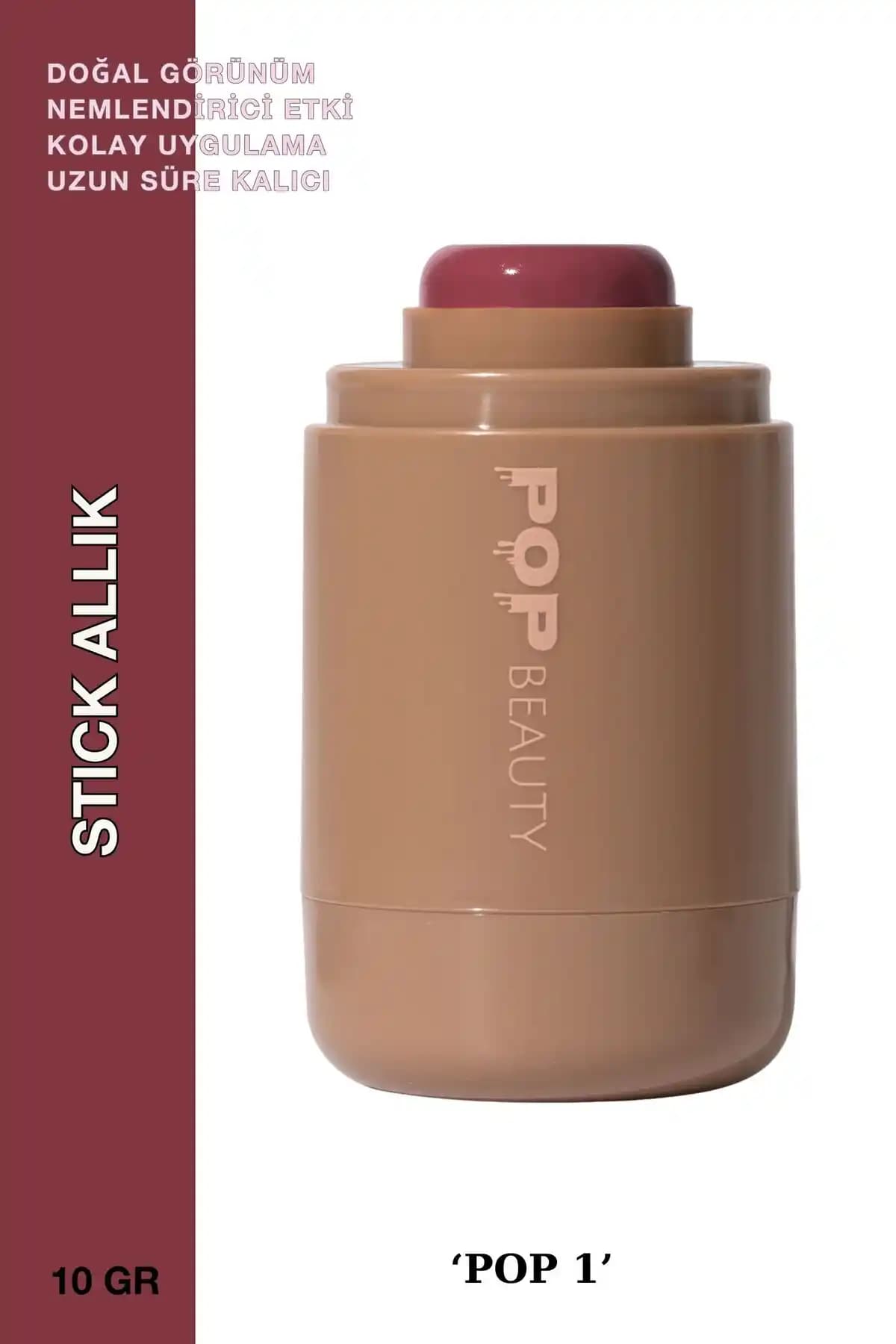 POP Beauty Çok Yönlü Stick Allık ve Dudak Renkleyici Ürünü İncelemesi
