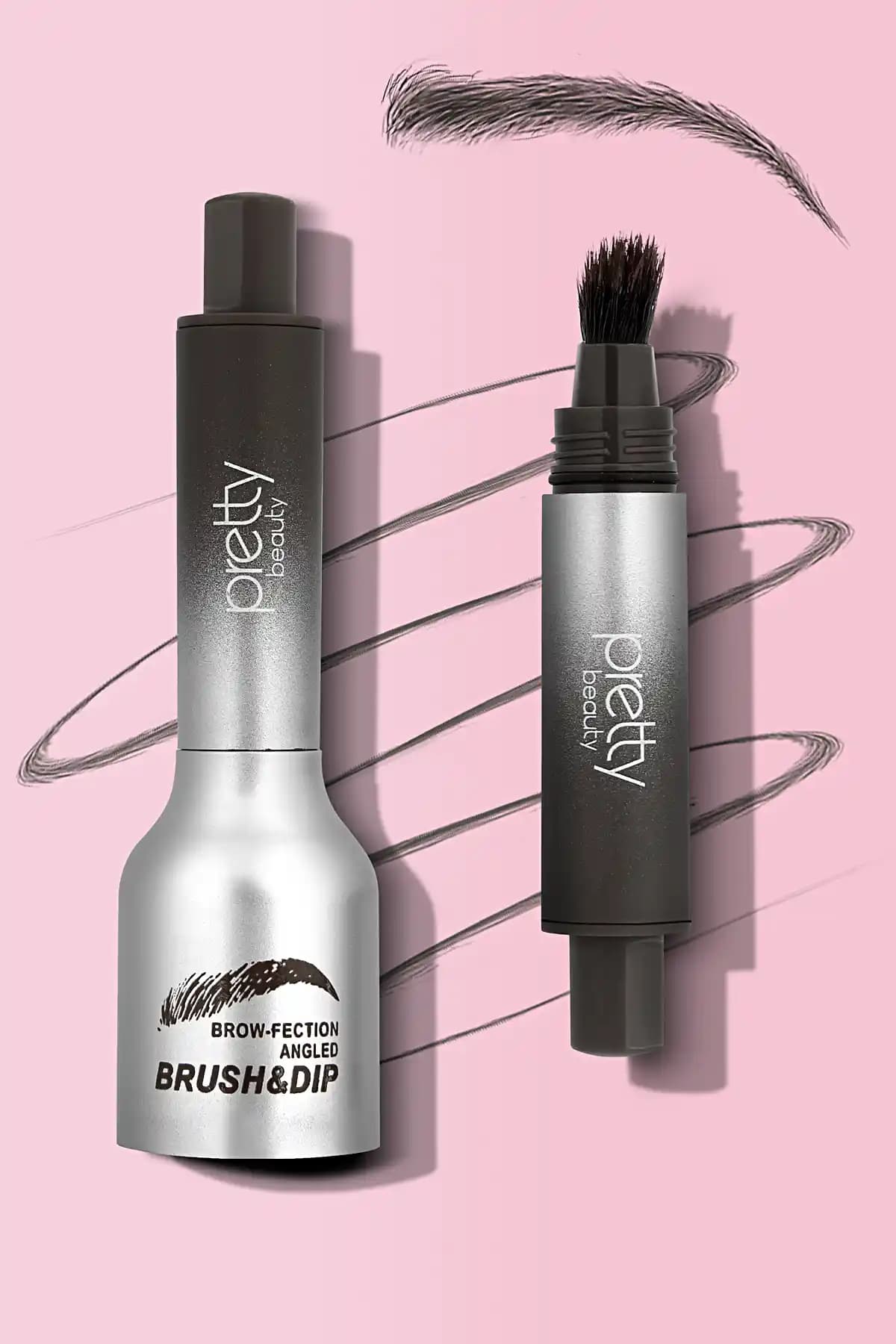 Pretty Beauty Gri Smokey Kaş Boyası: Profesyonel ve Pratik Uygulama Özellikleri