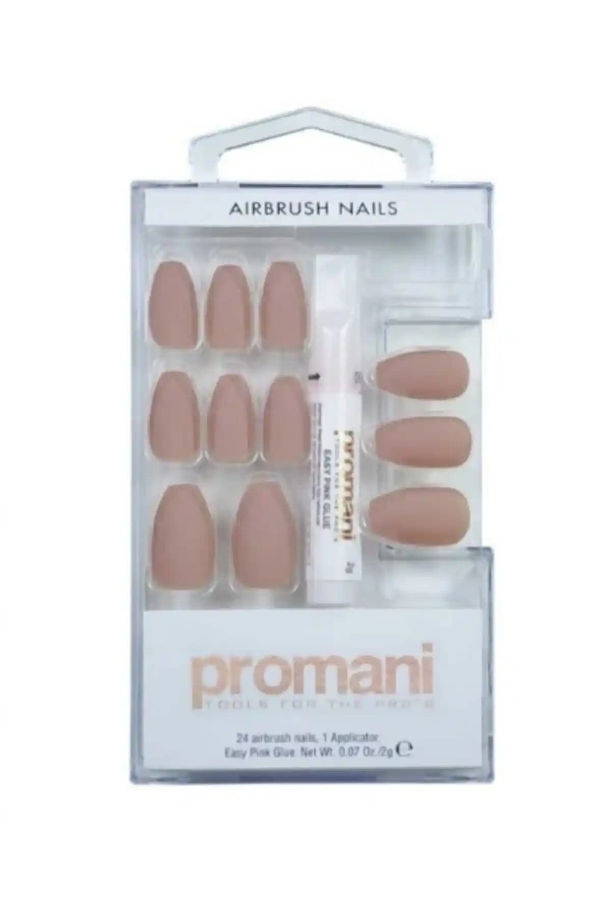 Promani Bej Takma Tırnak Seti Pr5017: Estetik ve Kullanışlı Doğal Görünüm İçin
