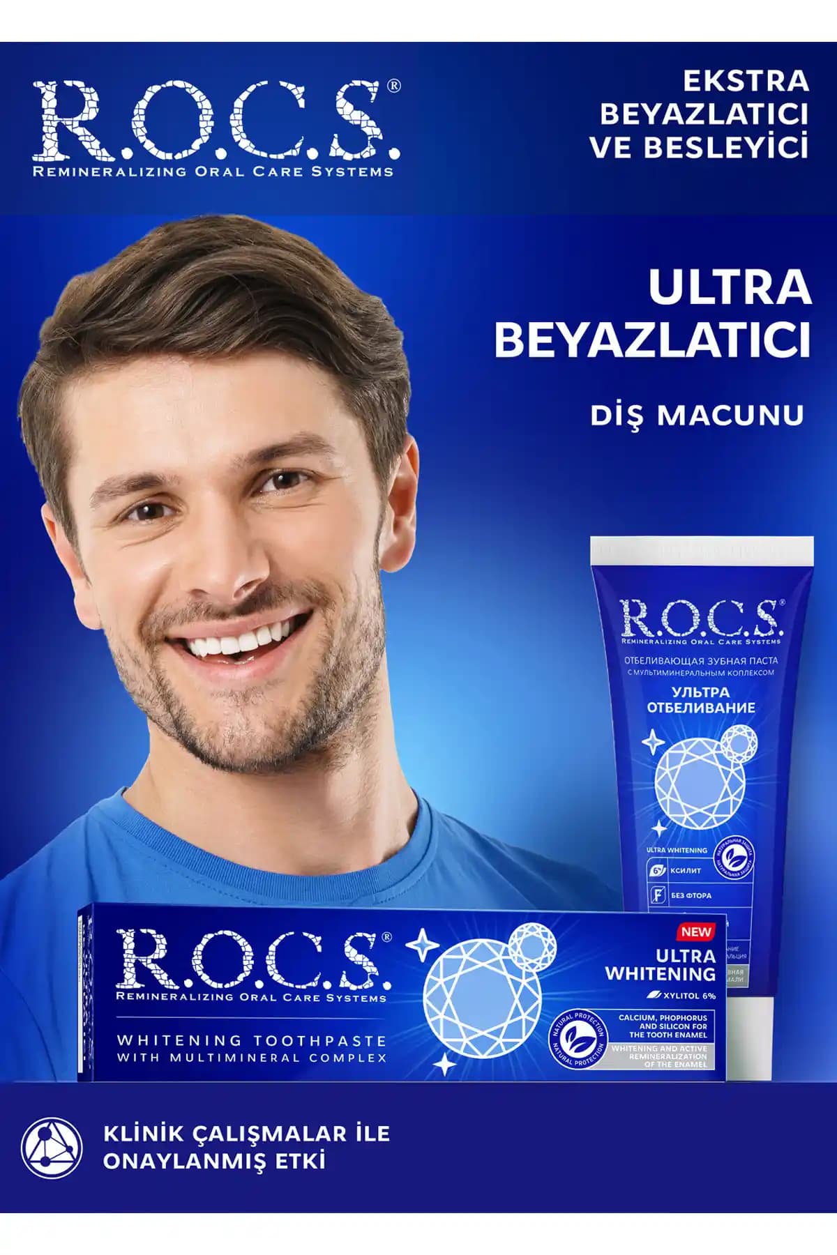 R.O.C.S. Ultra Beyazlatıcı Diş Macunu: Güvenli ve Etkili Beyazlatma İçin Günlük Kullanım Ürünü