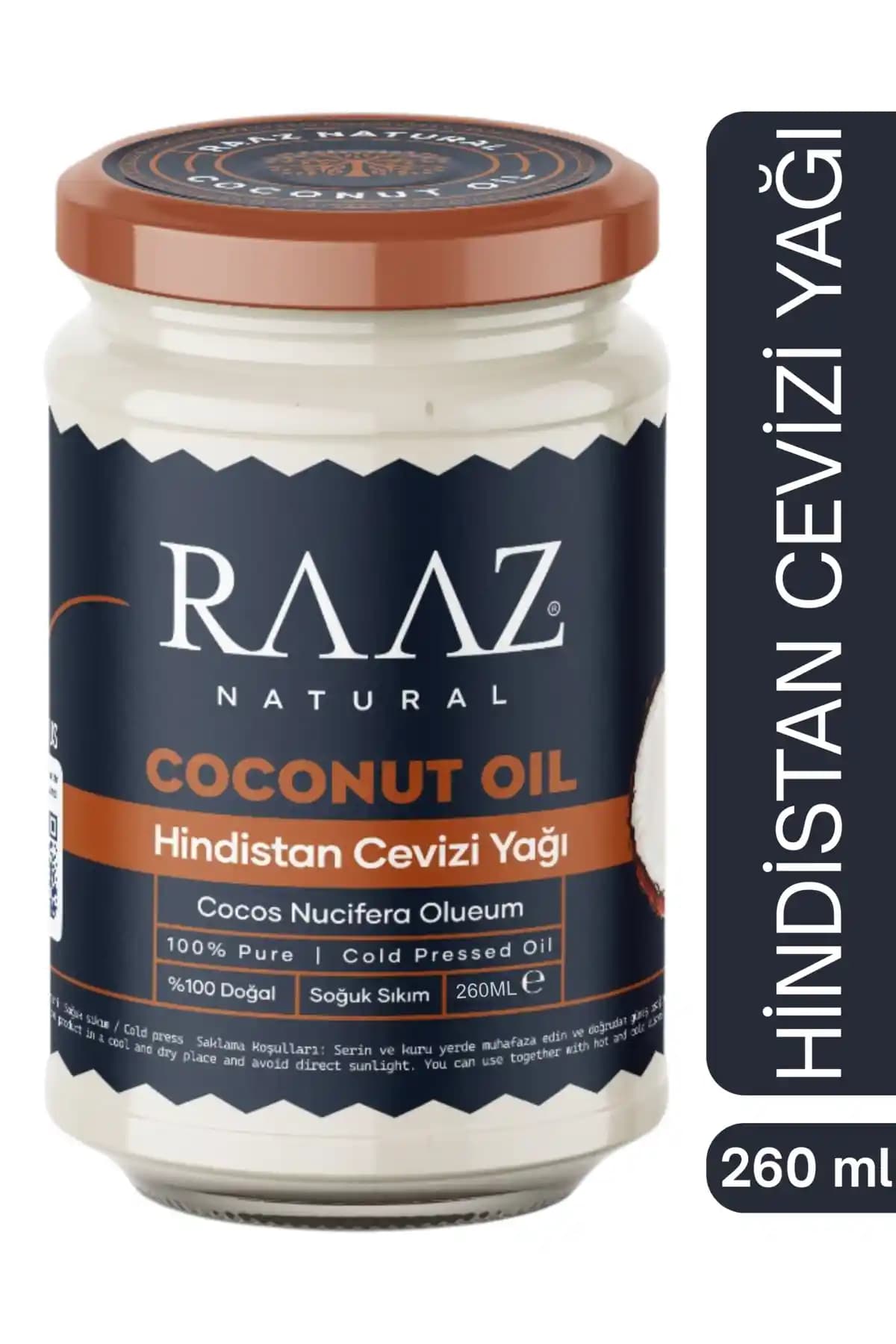 RAAZ Hindistan Cevizi Yağı: Doğal ve Güvenilir Cilt ve Sağlık Destekçisi Ürün Özellikleri