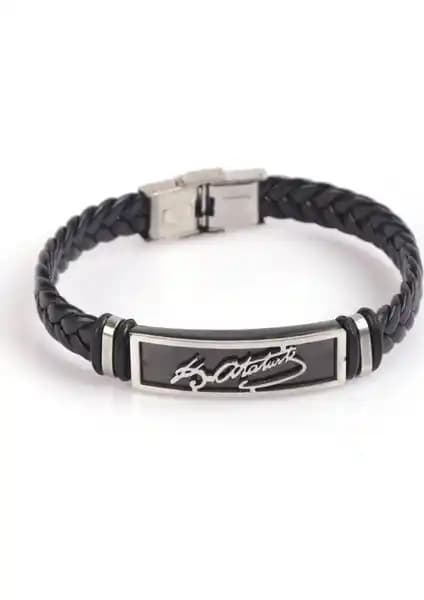 Sahi Aksesuar Erkek 315L Çelik Kemal Atatürk İmzalı Örgü Bileklik İncelemesi ve Özellikleri