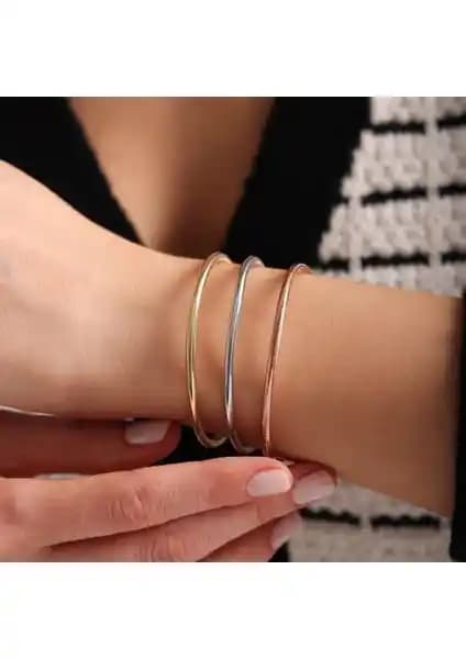 Sembol Gold Sarı Altın Esnek Bileklik: Şıklık ve Dayanıklılığı Bir Arada Sunar