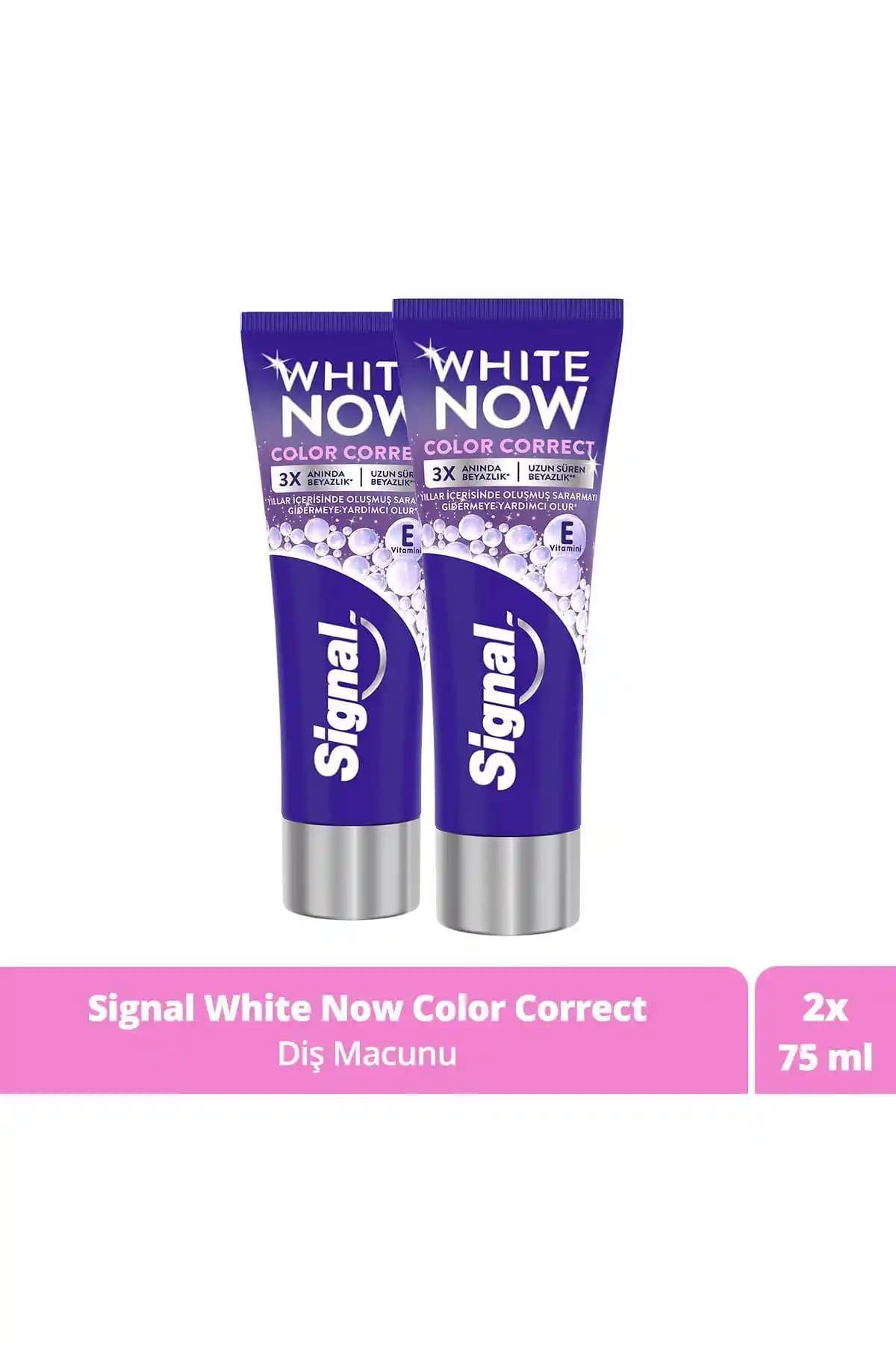 Signal White Now Color Correct Uzun Süreli Beyazlık Sağlayan Diş Macunu Özellikleri ve Kullanım Tavsiyeleri