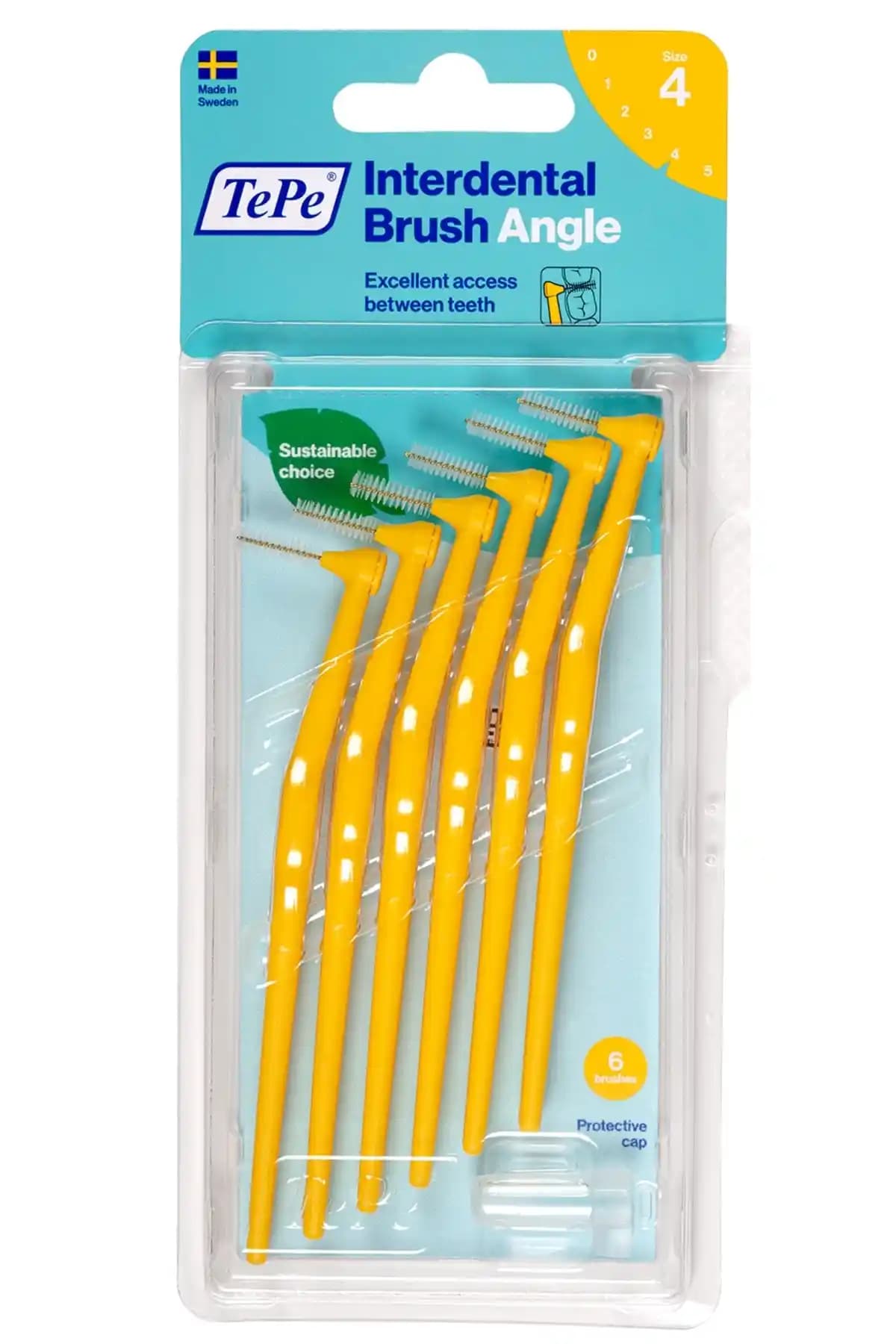 TePe Angel Arayüz Fırçası Sarı 0.7 mm ile Etkili Diş Temizliği ve Ağız Hijyeni Sağlayın