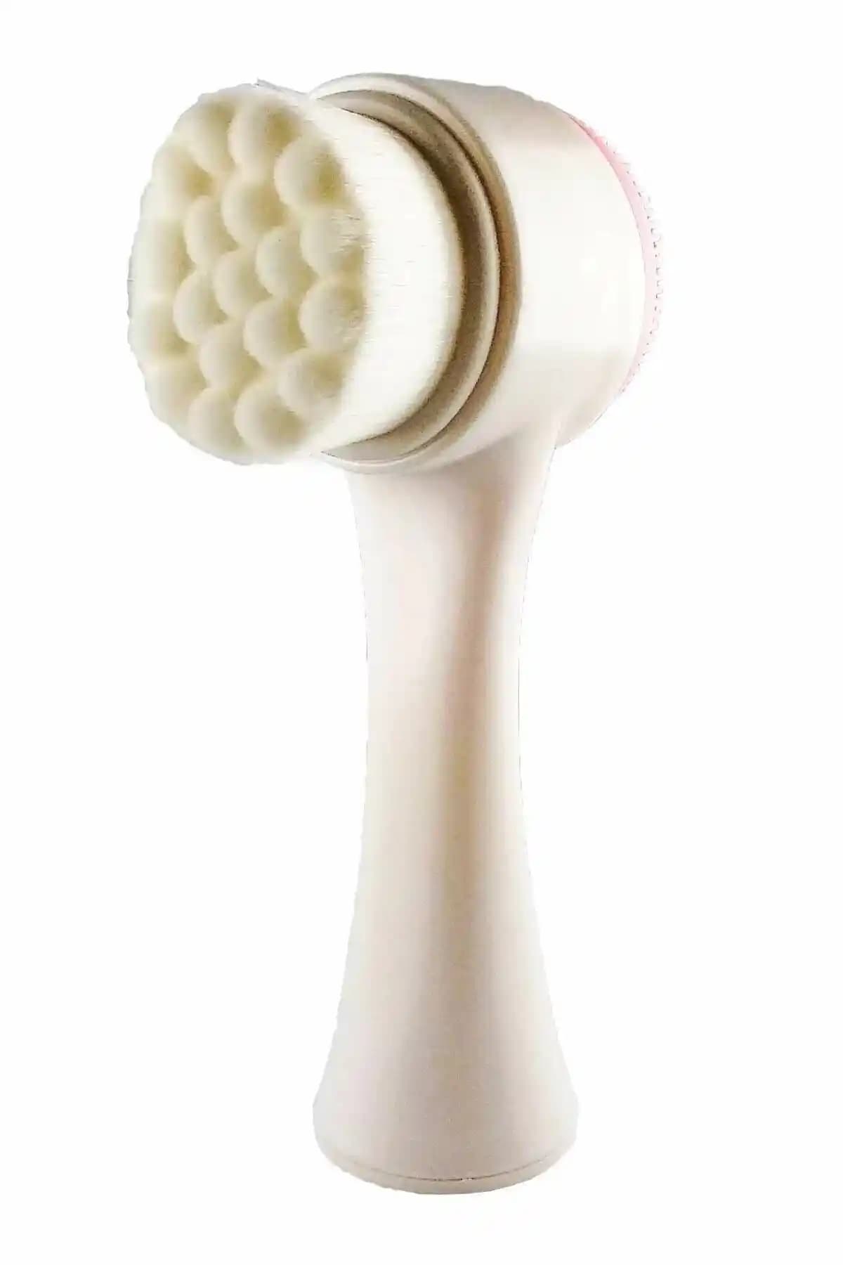 TİNEKE Cilt ve Yüz Temizleme Fırçası Peeling Organik İçeriklerle Derinlemesine Temizlik