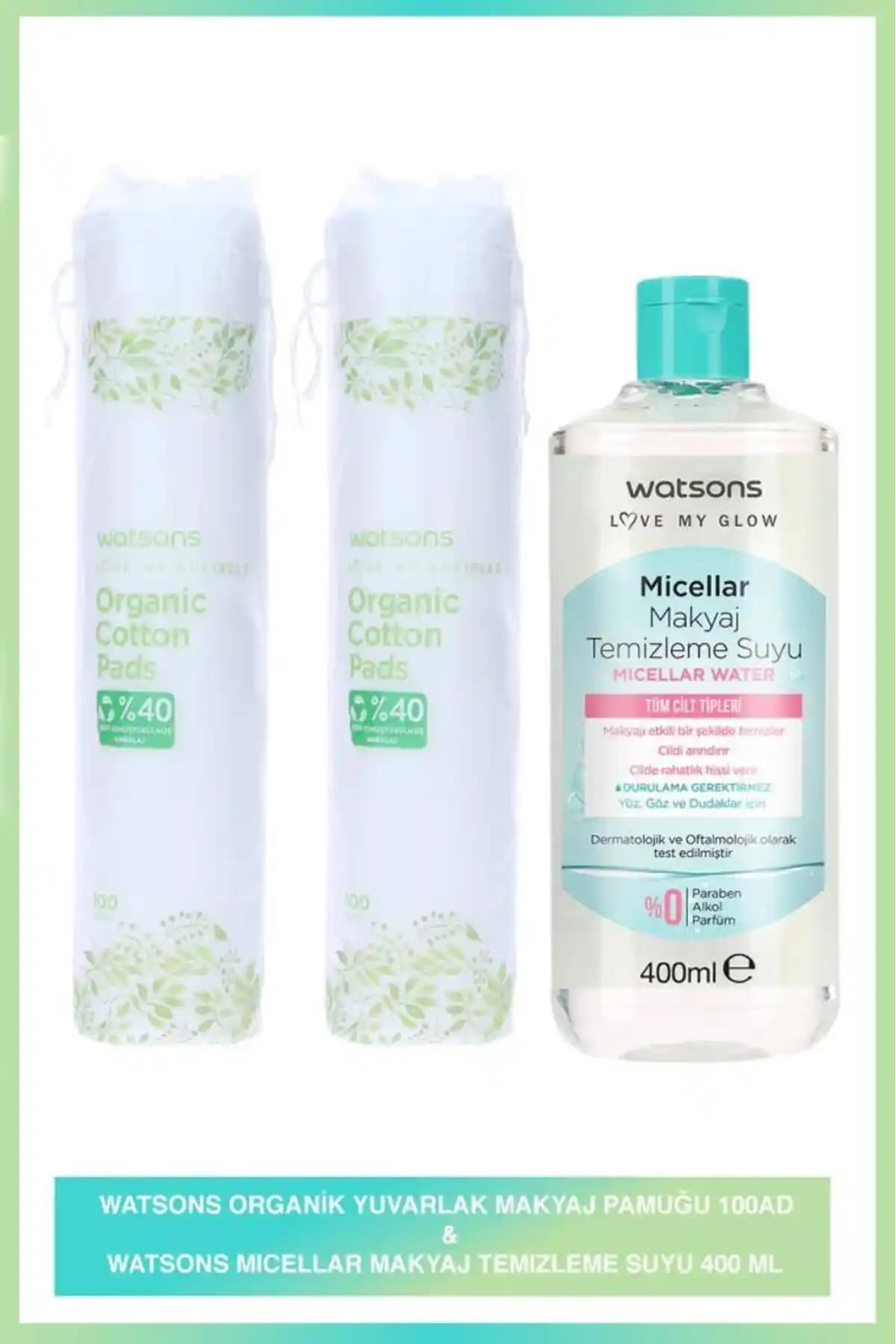 Watsons Organik Makyaj Pamuğu ve Micellar Su İncelemesi Cilt Temizliği ve Bakımına Yönelik Detaylar