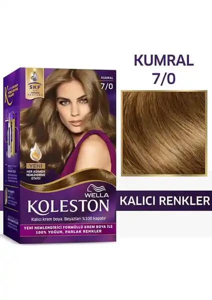 Wella Koleston Kit Saç Boyası 7/0 Kumral Profesyonel Kalite ve Uzun Süreli Renk Koruma