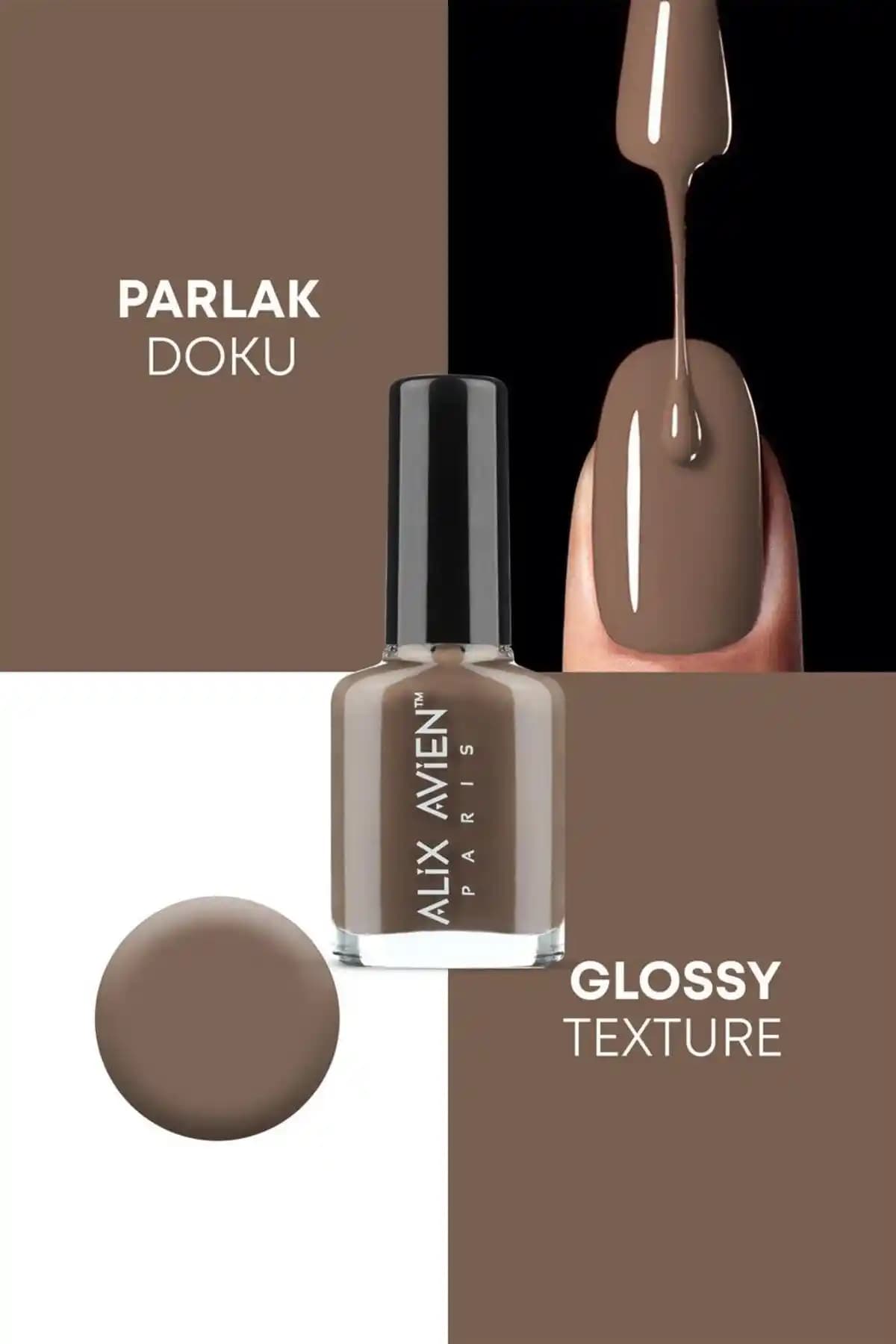 Alix Avien Kahverengi Oje 91: Şık ve Dayanıklı Tırnak Bakım Ürünü