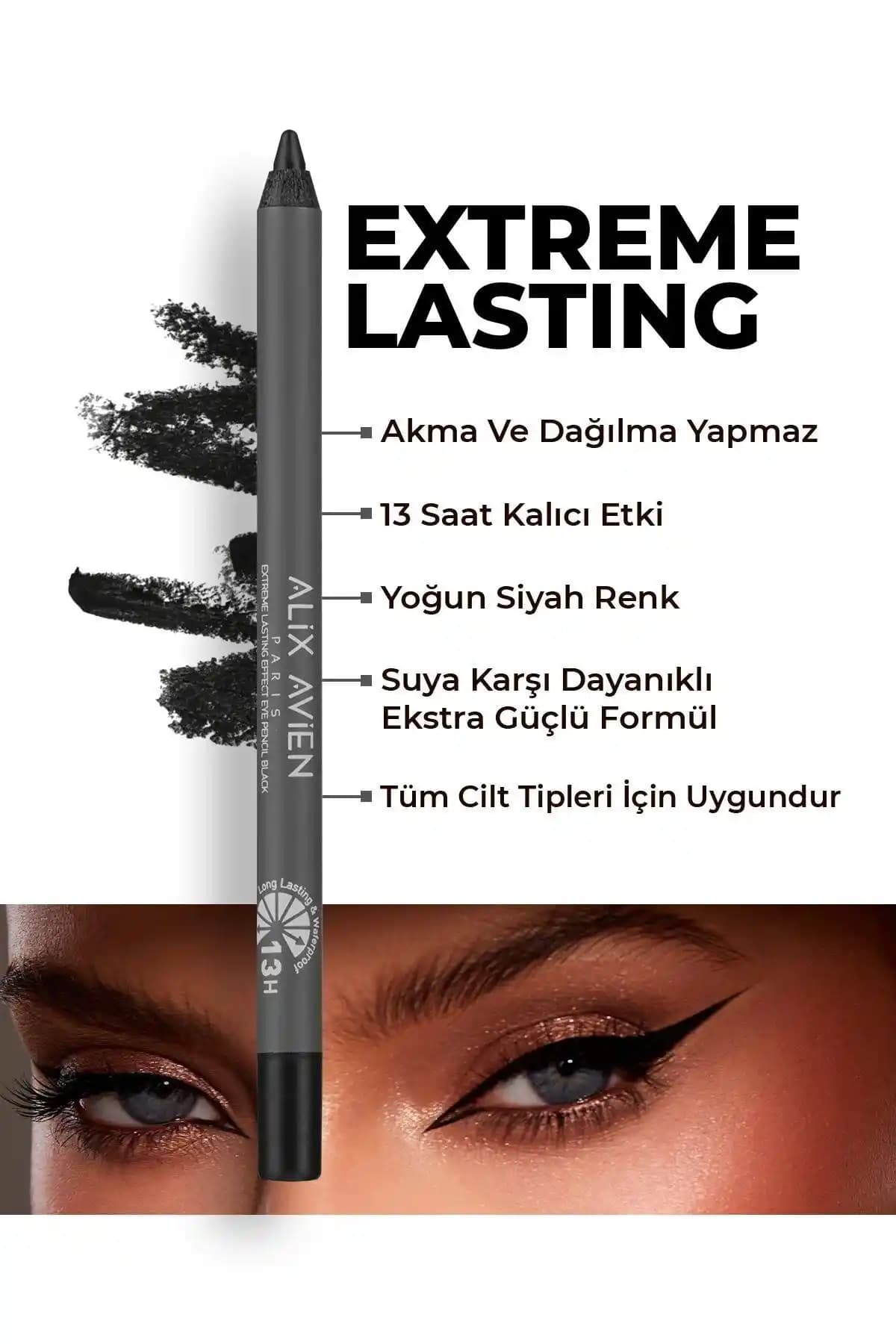 Alix Avien ve Makeuptime Siyah Göz Kalemi Karşılaştırması 2023