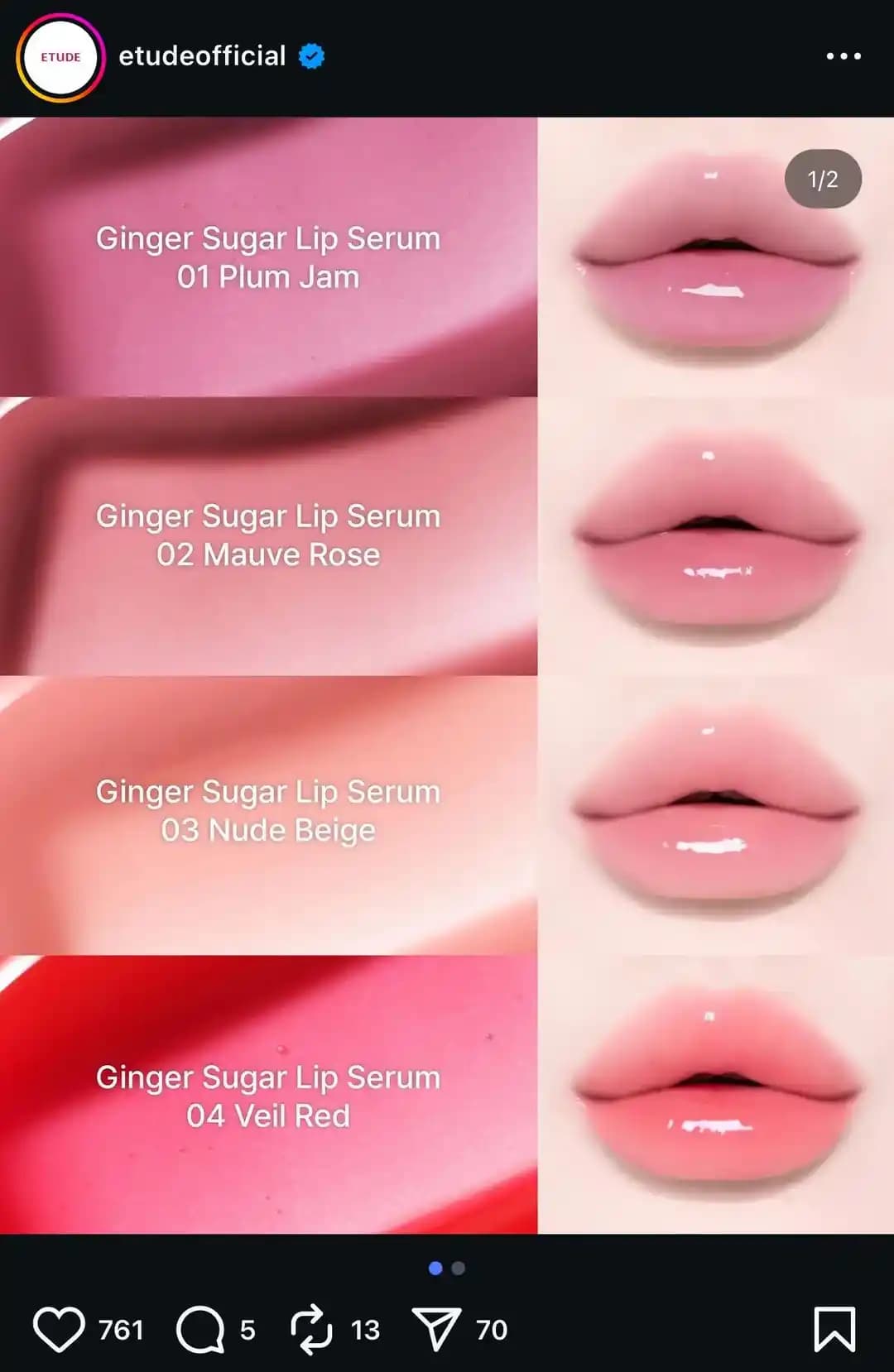 ETUDE Ginger Sugar Lip Serum: Nemlendirici ve Doğal Görünümlü Dudak Parlatıcısı İncelemesi