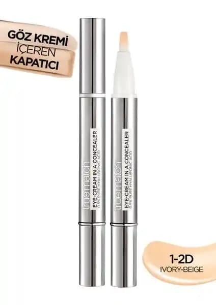 L'Oréal True Match Göz Kremi İçeren ve Maybelline Fit Me Kapatıcı Karşılaştırması