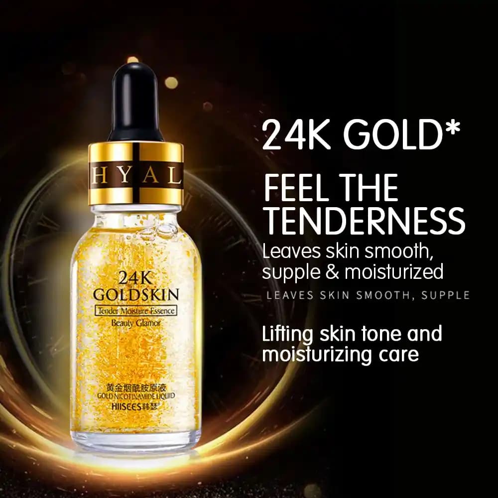 24K Altın Serumu ile Parlak ve Genç Görünüm Elde Etmenin En Etkili Yolları