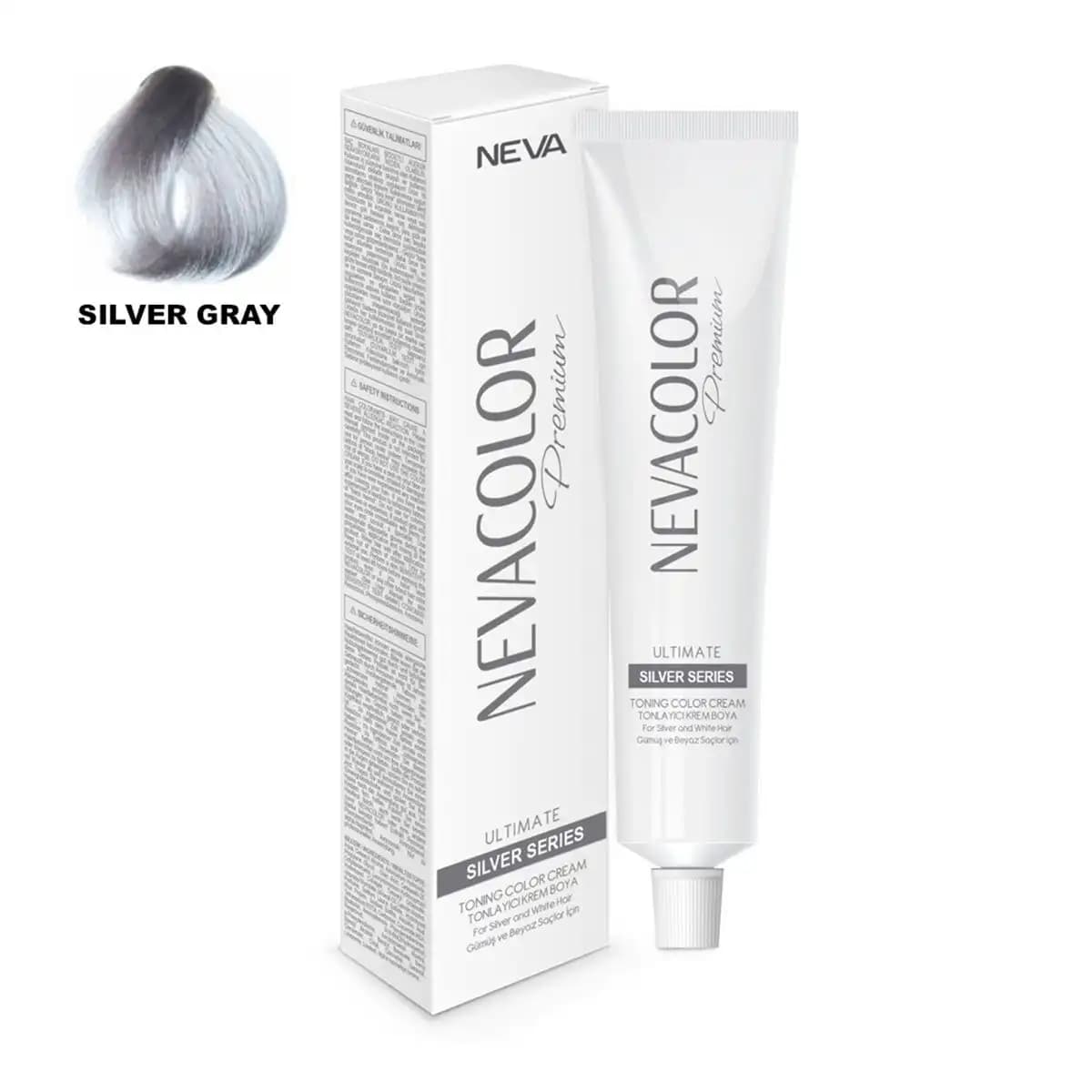 Nevacolor Gümüş Gri Saç Boyası ile Modern ve Şık Bir Görünüm Yaratın