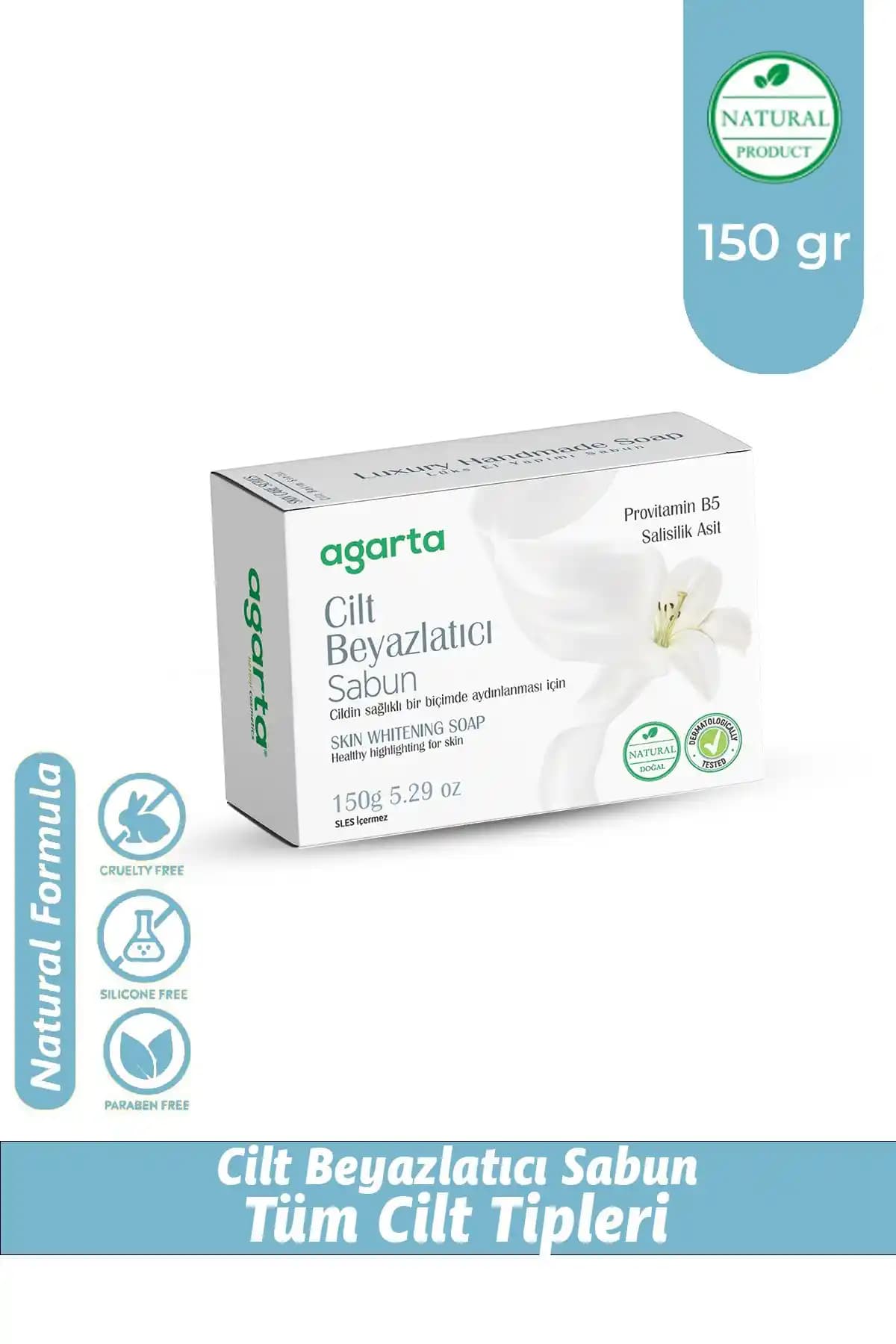 Agarta Doğal Cilt Beyazlatıcı ve Ton Eşitleyici Bitkisel Sabun Özellikleri ve Kullanımı
