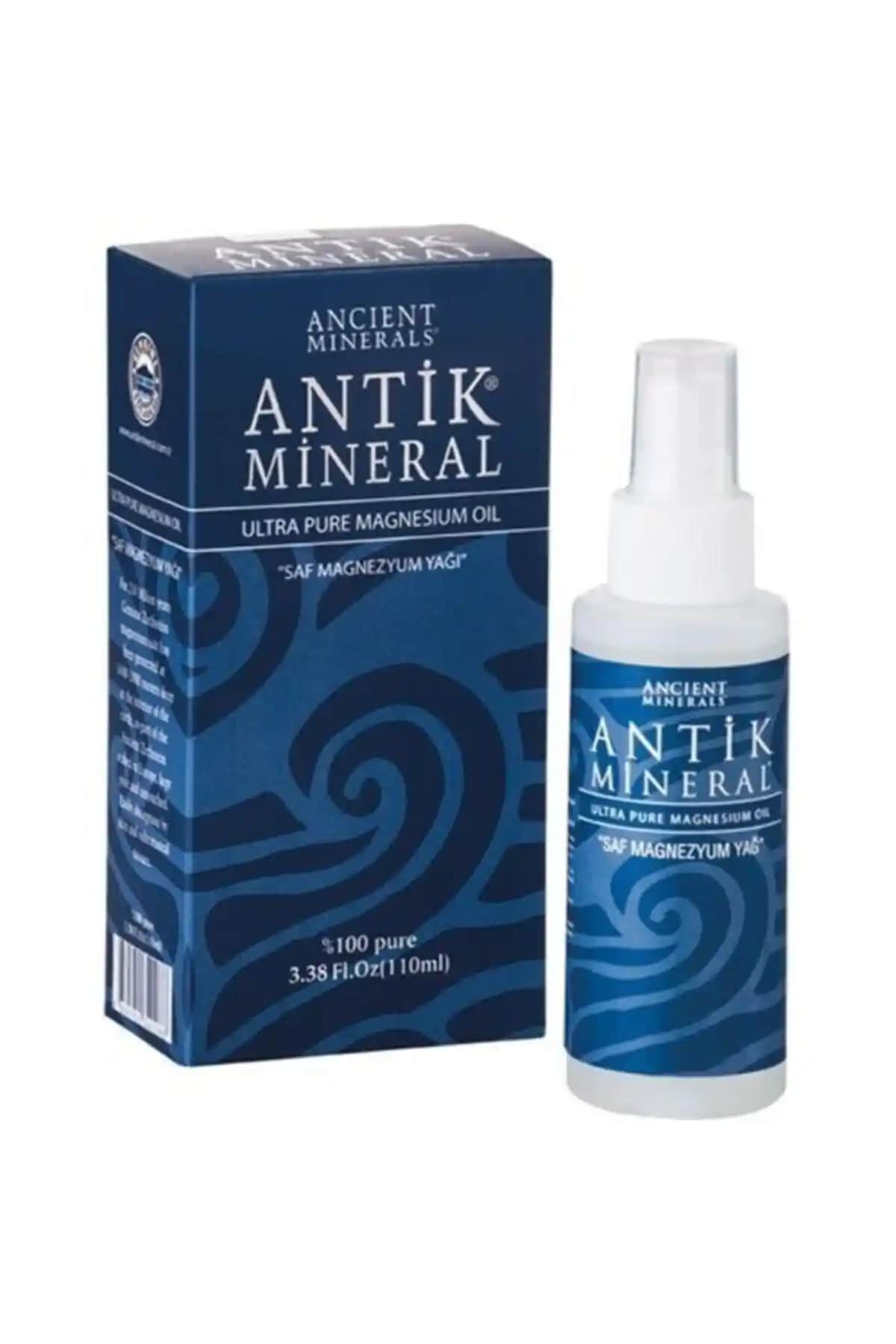Antik Mineral Saf Magnezyum Masaj Yağı 100ml Kas ve Eklemleri Rahatlatan Doğal Çözüm