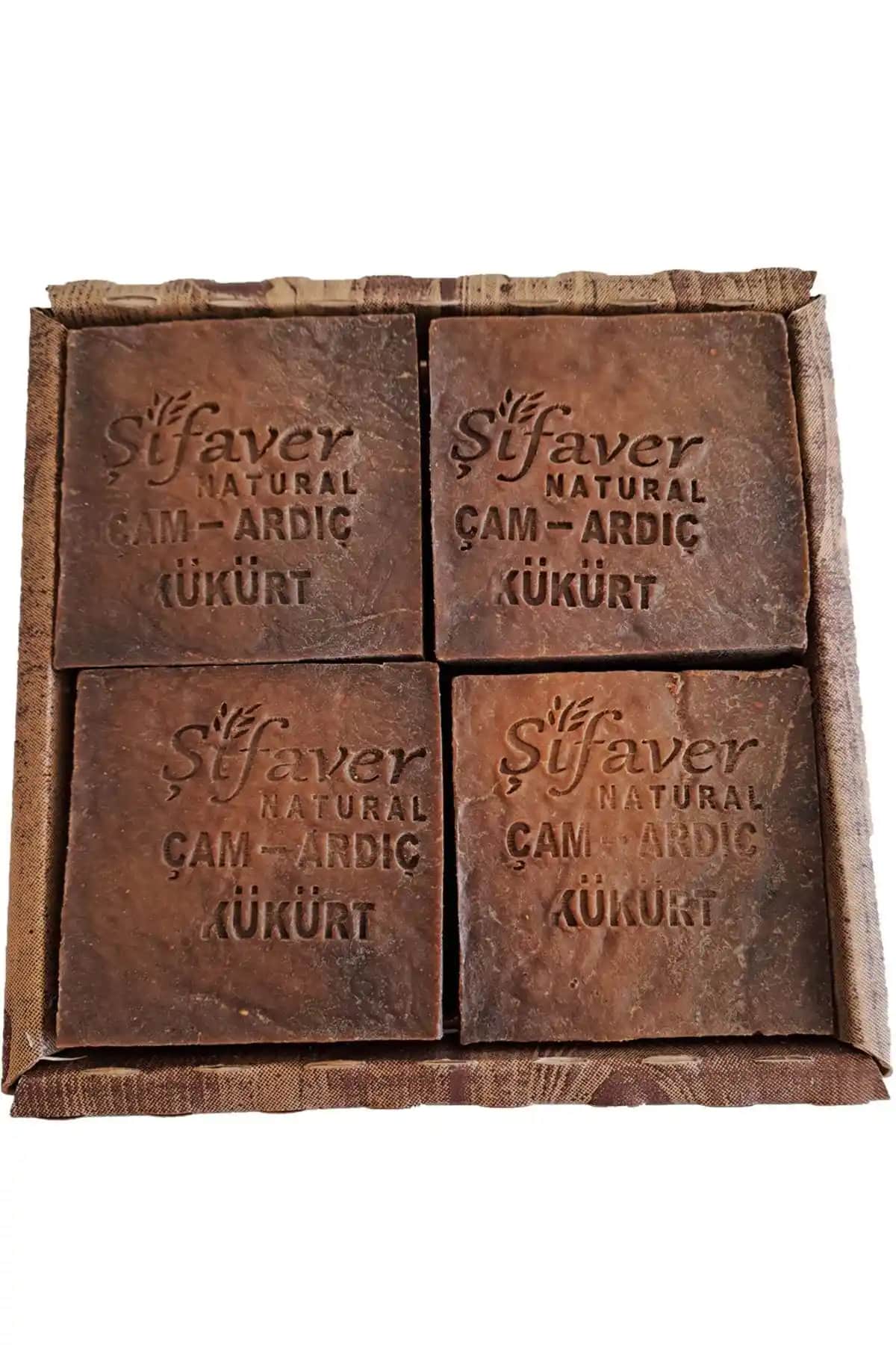 Doğal ve El Yapımı 1kg Çam Ardıç Kükürt Sabunu Cilt ve Saç Bakımı İçin