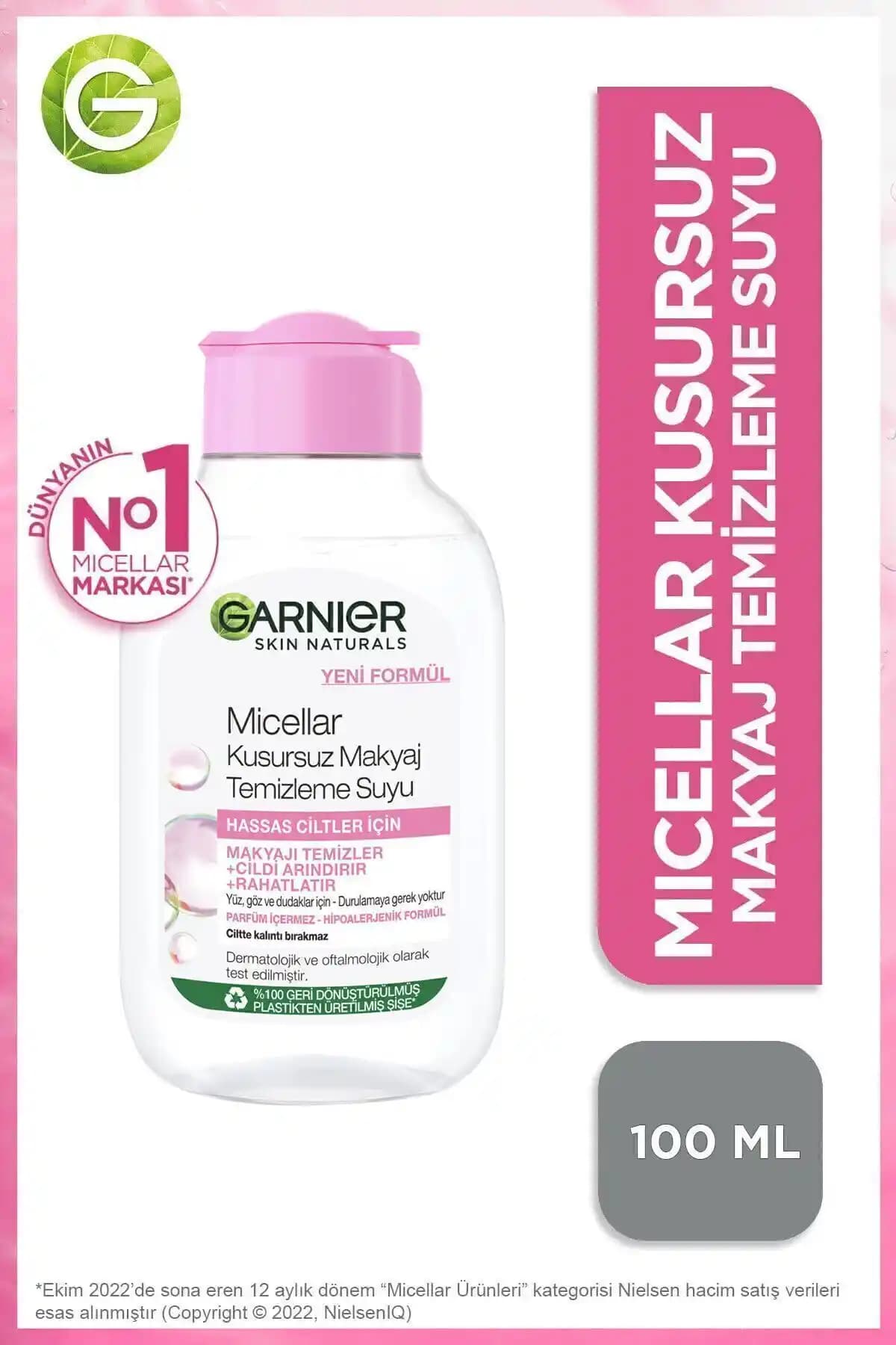 Garnier Micellar Makyaj Temizleme Suyu Hassas Ciltler İçin Etkili Çözüm