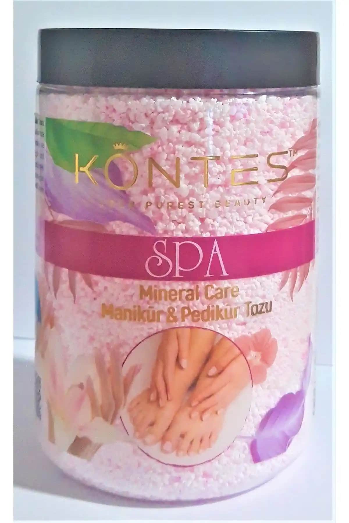 Kontes Spa Mineral Care Manikür Pedikür Tozu 500gr Profesyonel El ve Ayak Bakımı İçin