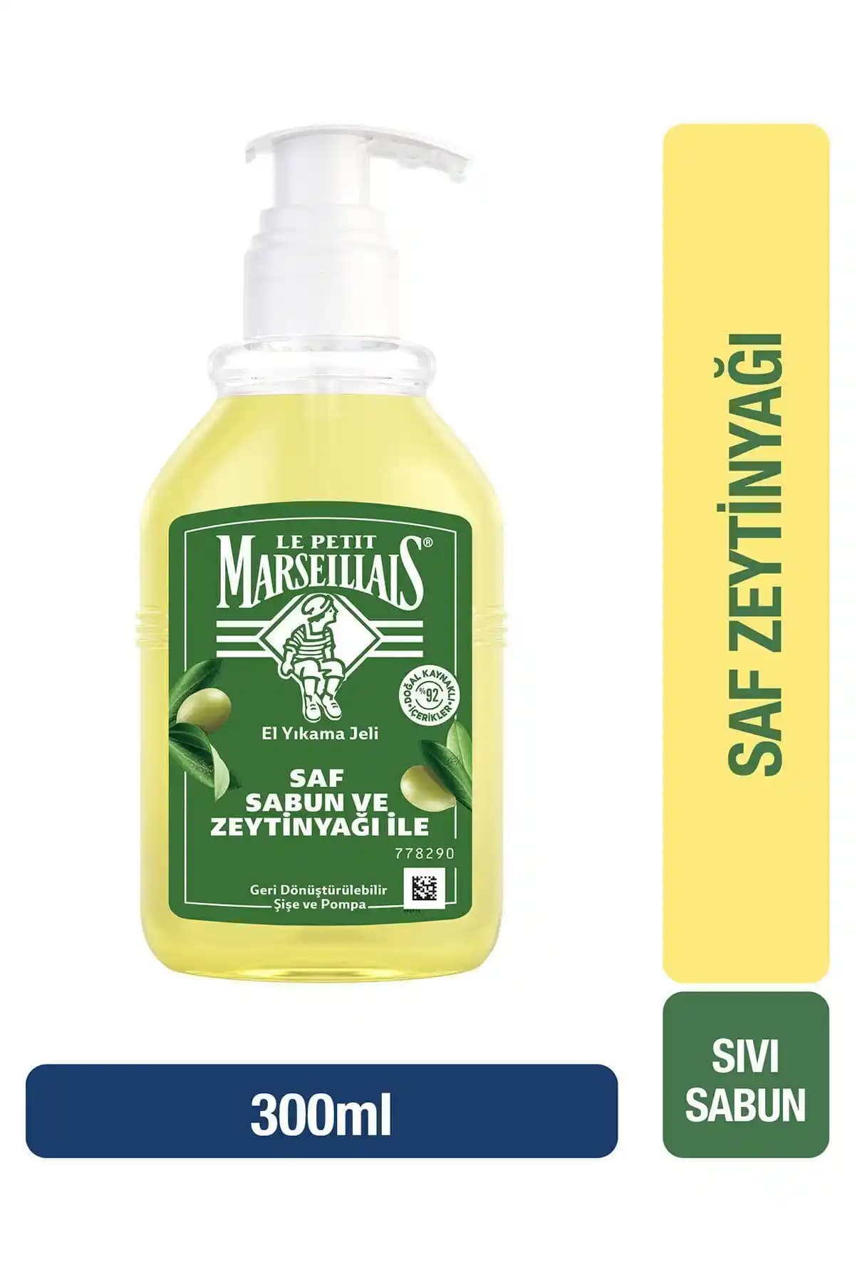 Le Petit Marseillais Saf Zeytinyağlı Sıvı Sabun: Doğal ve Hassas Ciltler İçin Güvenilir Temizlik Çözümü