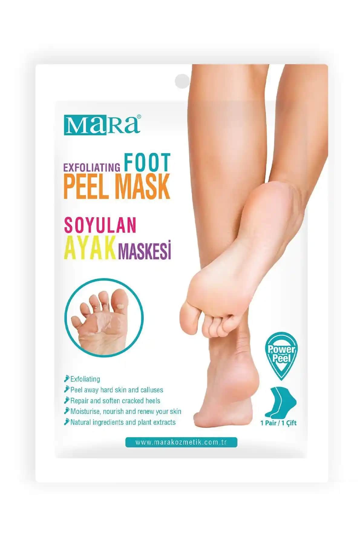 Mara Exfoliating Ayak Peeling Maskesi ile Pürüzsüz ve Yenilenmiş Ayaklar İçin Profesyonel Çözüm