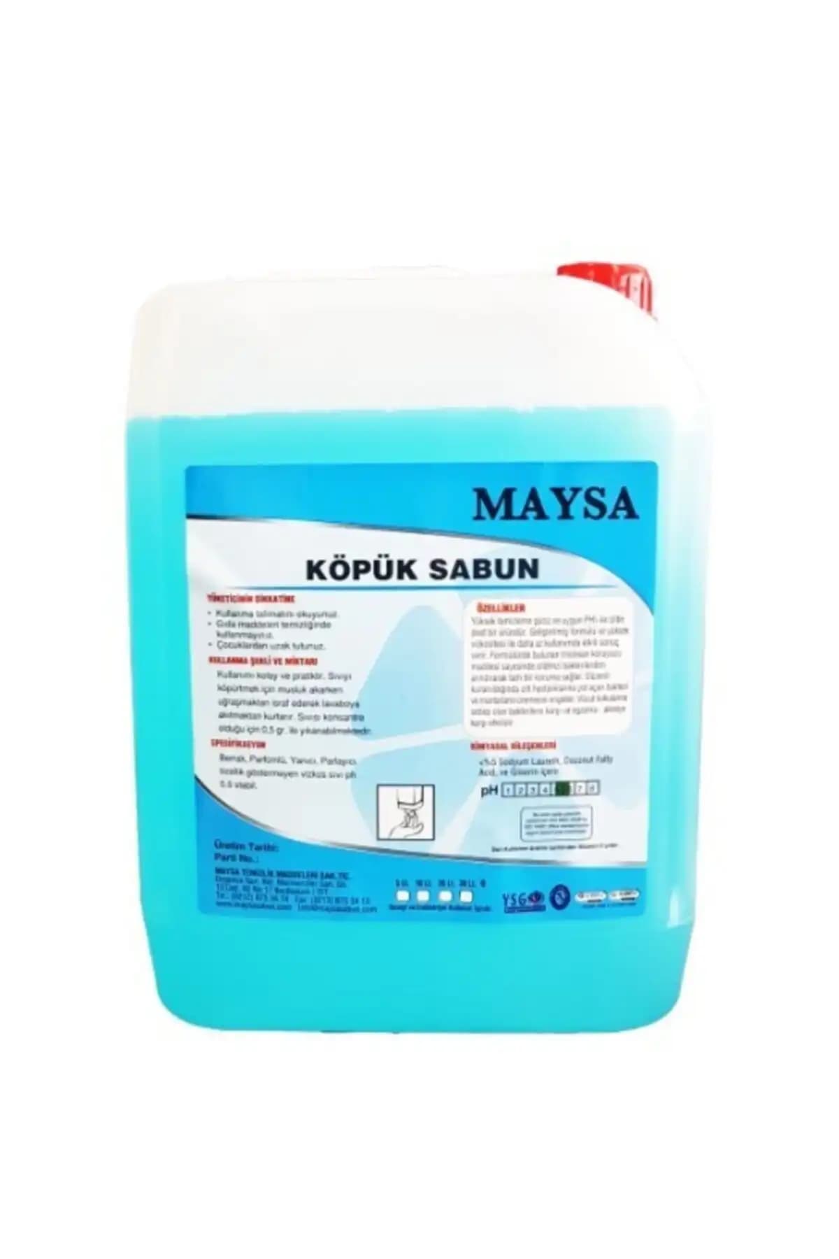 Maysa Köpük Sıvı El Sabunu 4 litrelik hijyen ve temizlikte etkili çözüm