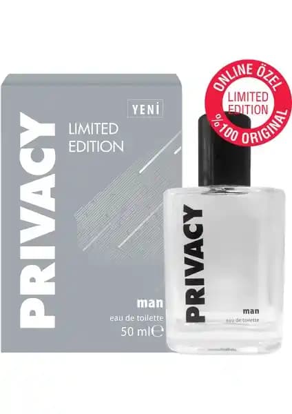 Privacy Men Limited Edition EDT: Baharatlı ve Sade Hafif Aromatik Kokunun Dengeli Özeti