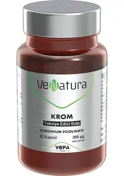 Venatura Krom Takviye Edici Gıda: 90 Kapsül ile Yetişkinler İçin Mineral Desteği