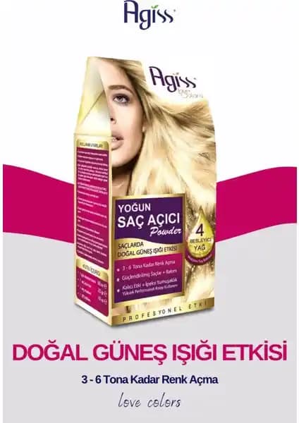 Agiss Yoğun Saç Açıcı: Doğal Işıklı Sonuçlar İçin Güçlü ve Bakımlı Saç Açma Ürünü