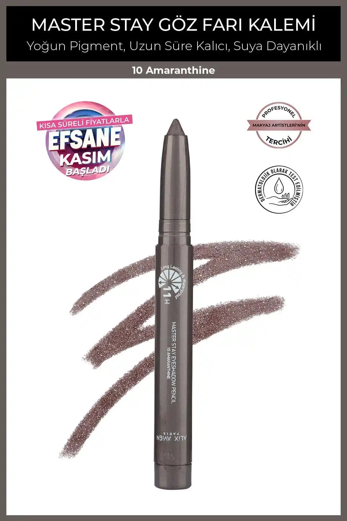 Alix Avien Master Stay 10 Amaranthine Göz Kalemi: Uzun Süreli ve Yoğun Pigmentli Makyaj