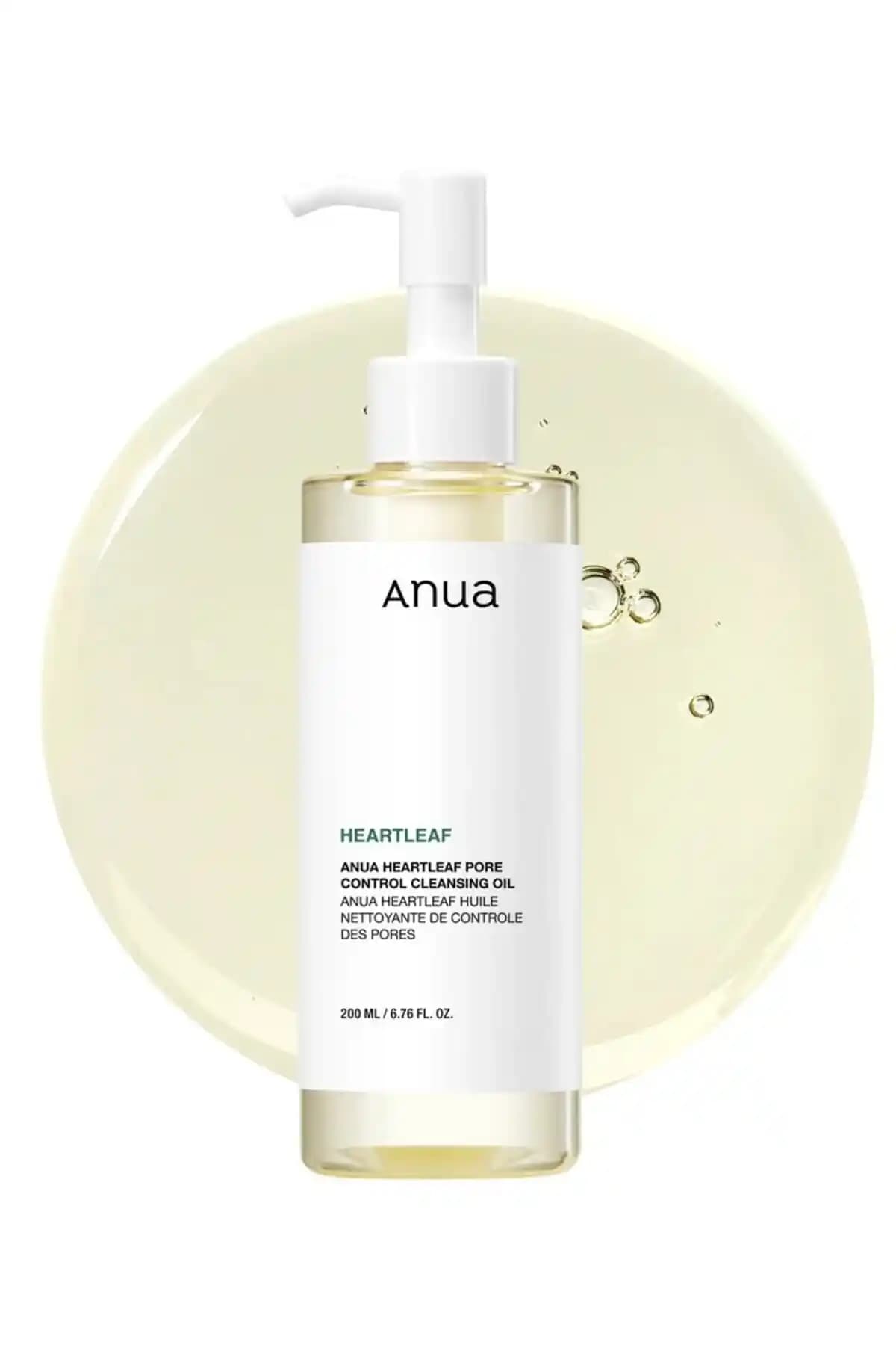 ANUA Heartleaf Pore Control Temizleme Yağı ile Derinlemesine Cilt Temizliği ve Gözenek Sıkılaştırma